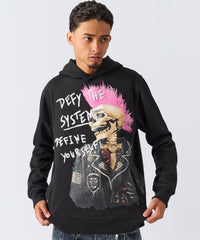 Define Embroidered Hoodie - Black