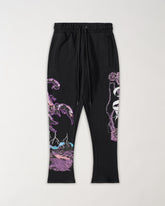 All We Ask Is Trust Applique Jogger - Black