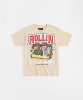 Cheech & Chong Rollin With My Homies Graphic Short Sleeve Tee - Khaki