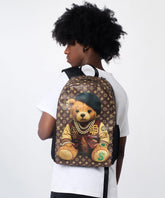 Dripped Teddy Backpack PU - Brown
