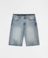 Baggy Denim Short - Light Blue