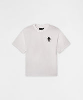 Chest Hit Embroidered Short Sleeve Tee - White