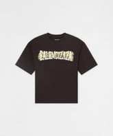 Balencizaza Graphic Short Sleeve Tee - Brown