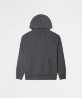 Essential Pull Over Boxy Fit Hoodie - Dark Grey