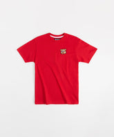 Cub Chenille Patched Short Sleeve Tee - Red