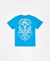 Bad Habits Graphic Short Sleeve Tee - Light Blue/Black