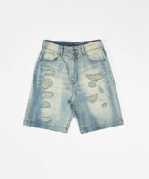 Destroyed Denim Shorts