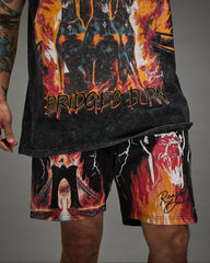 Bridges Burn Fleece Short