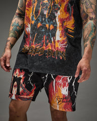 Bridges Burn Fleece Short