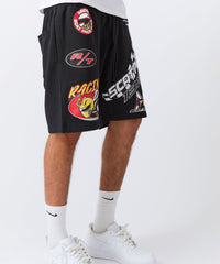 Dodge Scatpack Embroidered Racing Short - Black