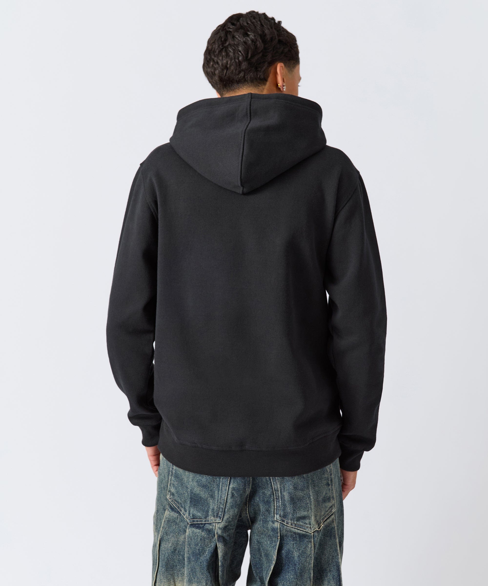 Define Embroidered Hoodie - Black