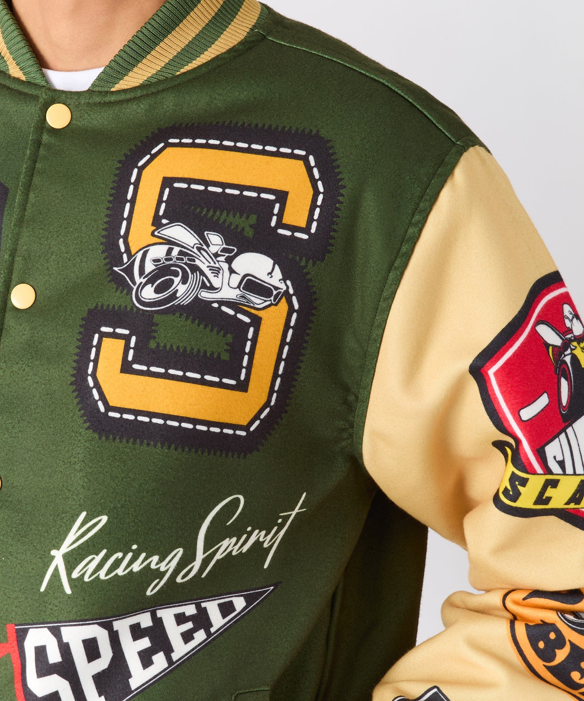 Dodge Scatpack Varsity Jacket - Green