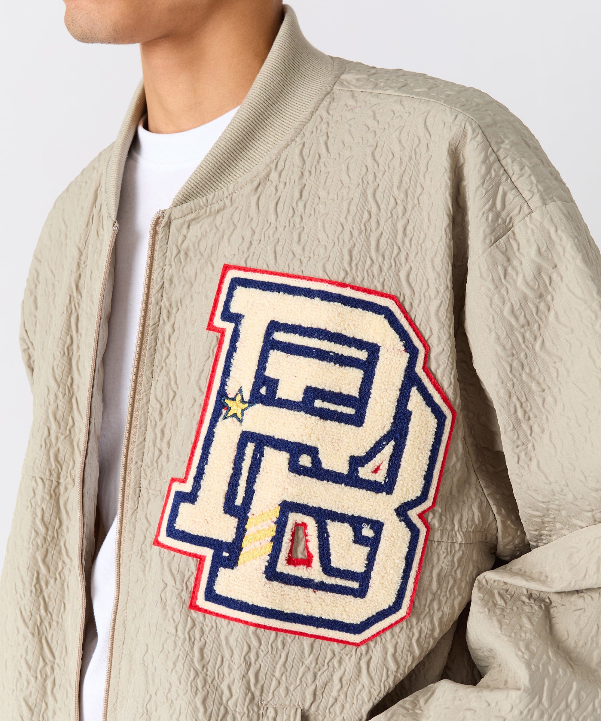 Coaches Chenille Jacket - Light Green