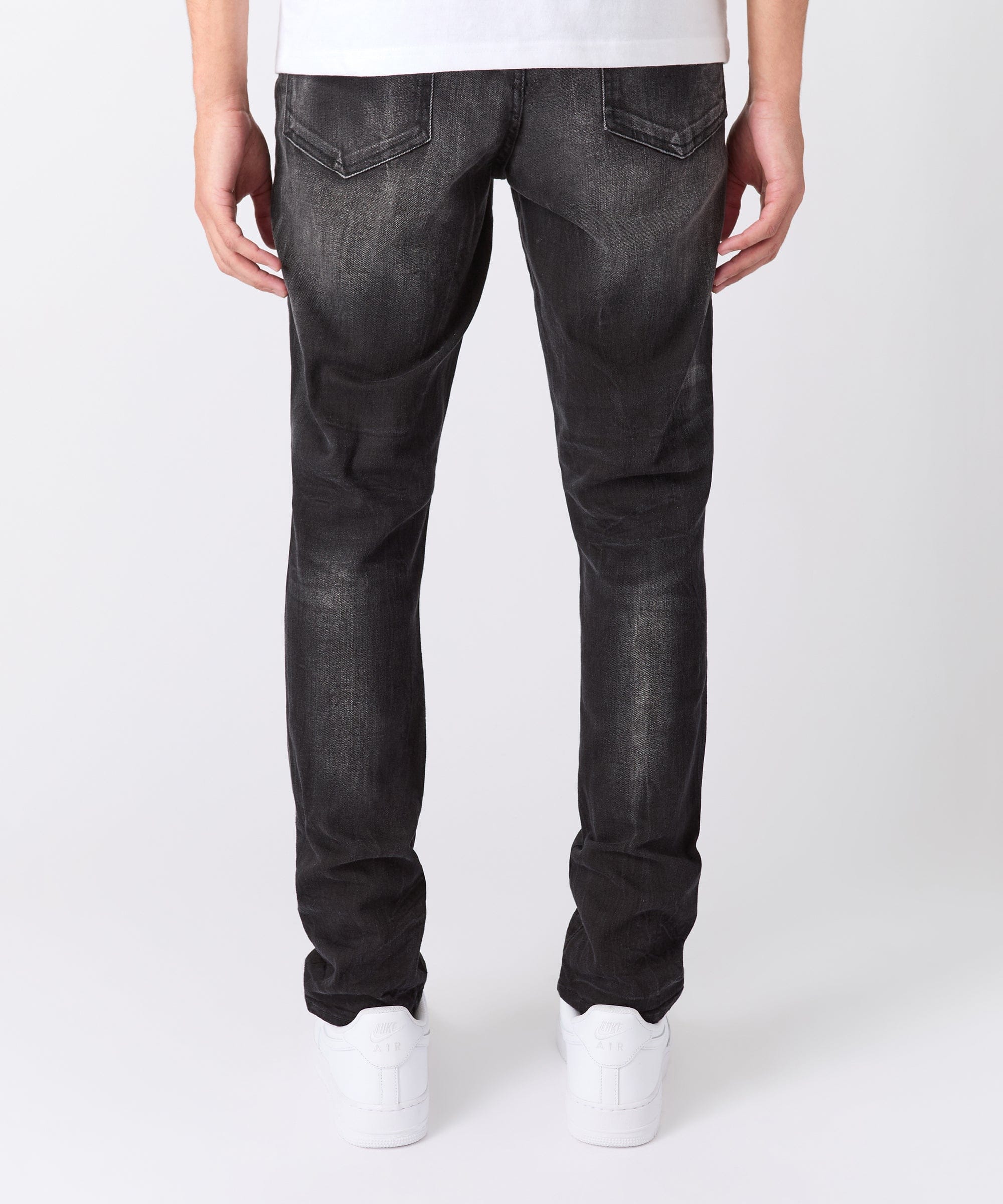 Eclipse Ripped Skinny Jeans - Black