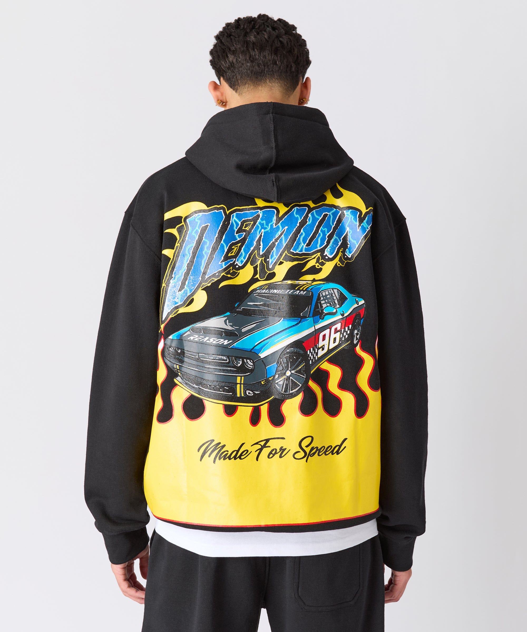 Dodge Demon Full Zip Hoodie - Black