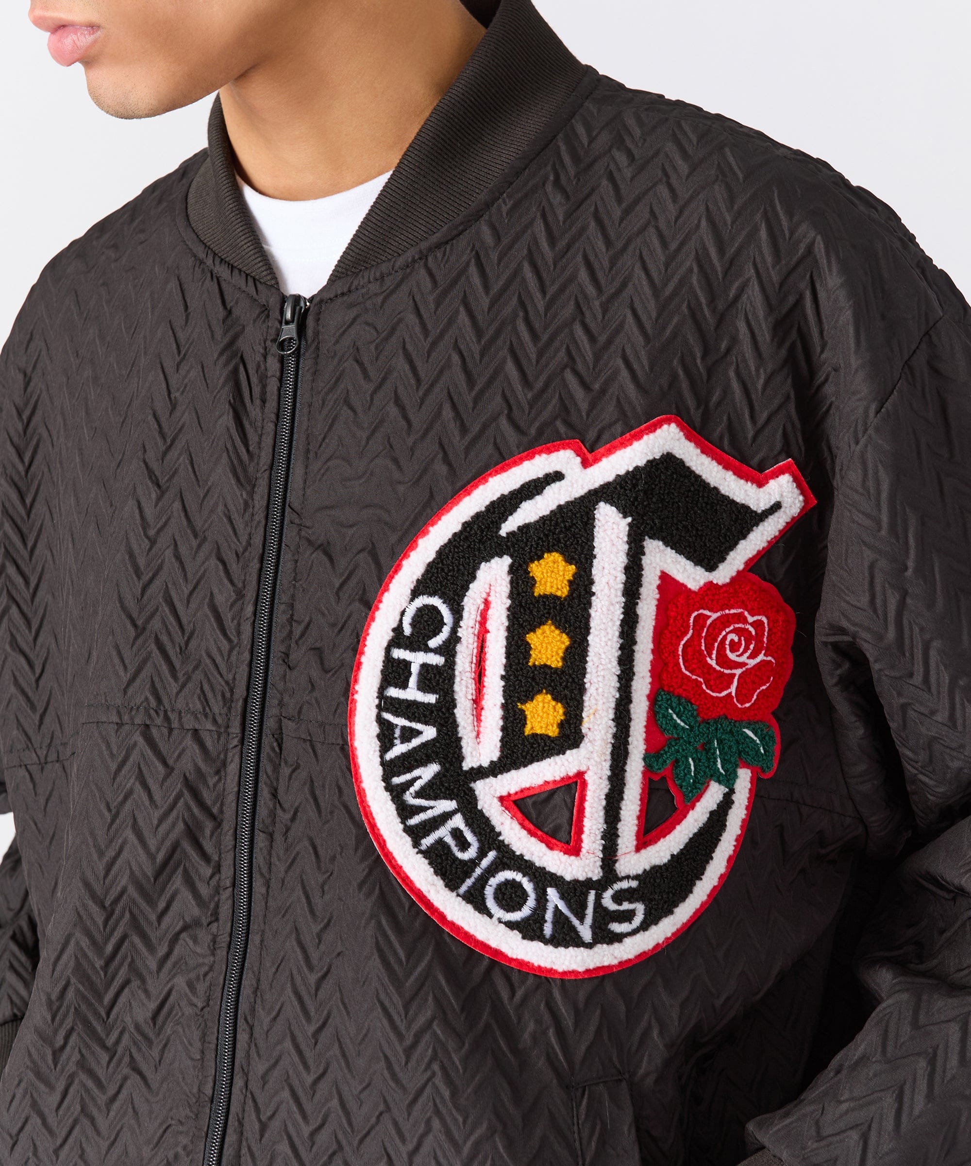 Coaches Chenille Jacket  - Black