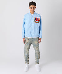 Coaches Chenille Jacket  - Light Blue