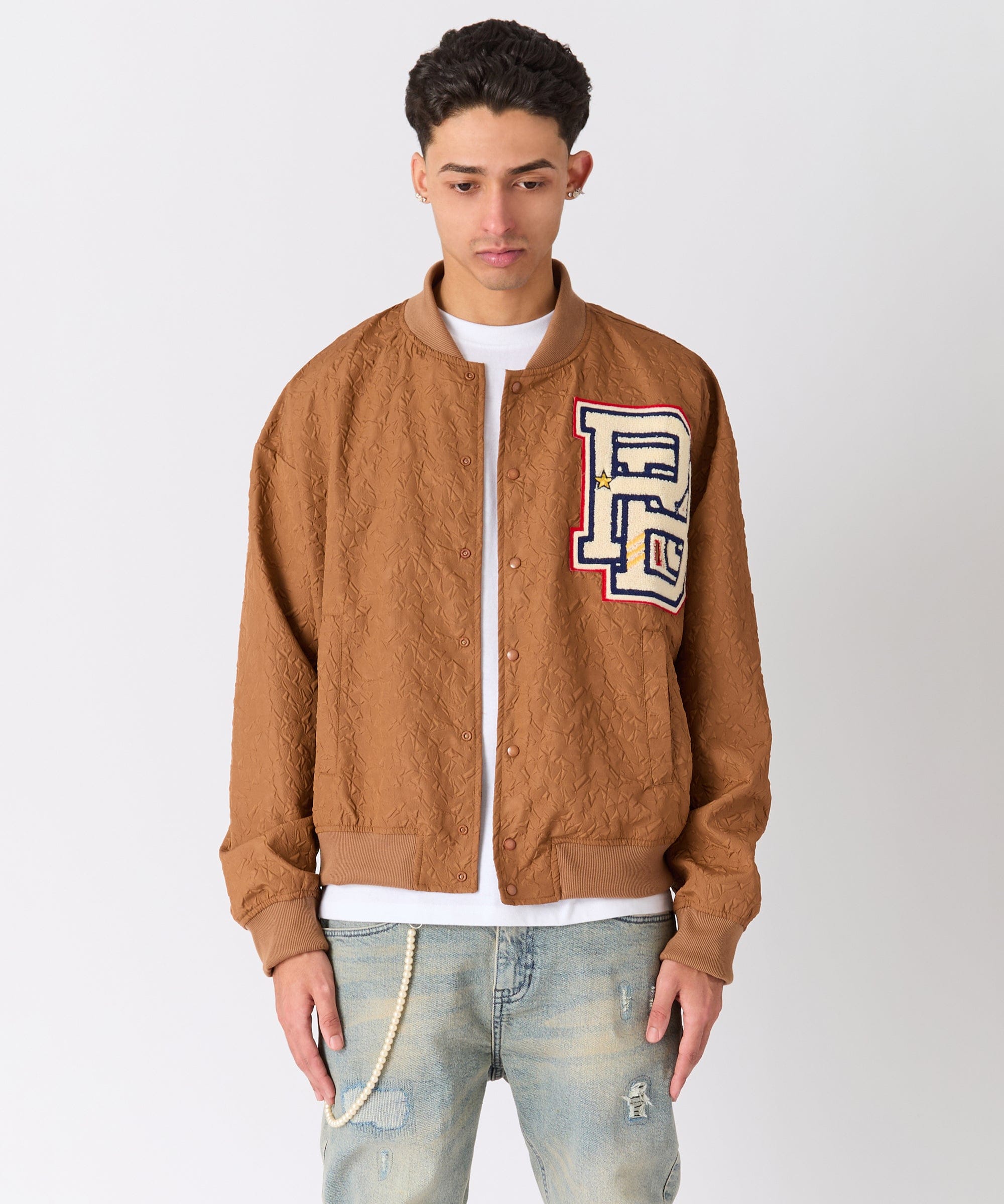 Coaches Chenille Jacket - Khaki