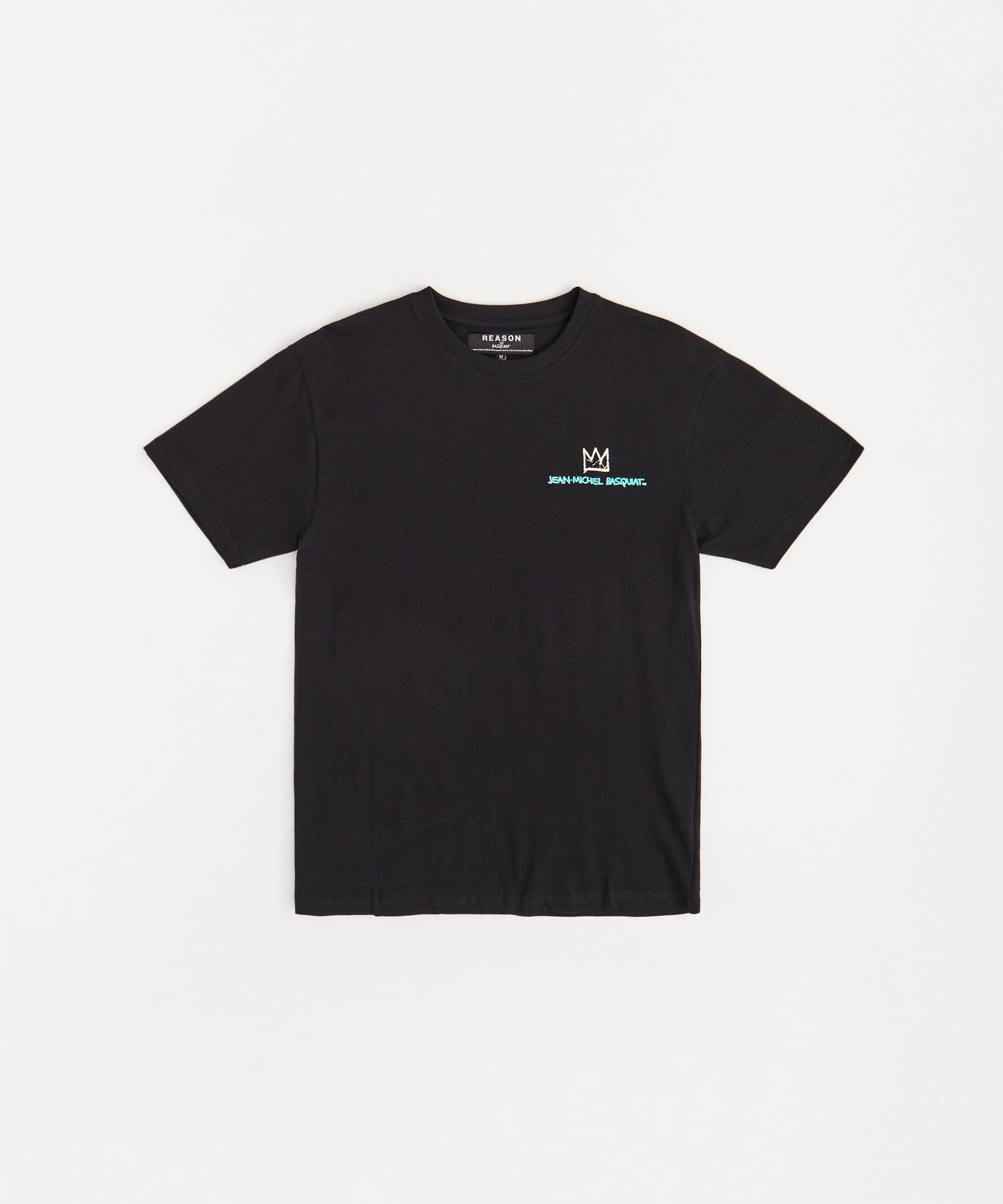 Basquiat Equals Pi Short Sleeve Tee - Black