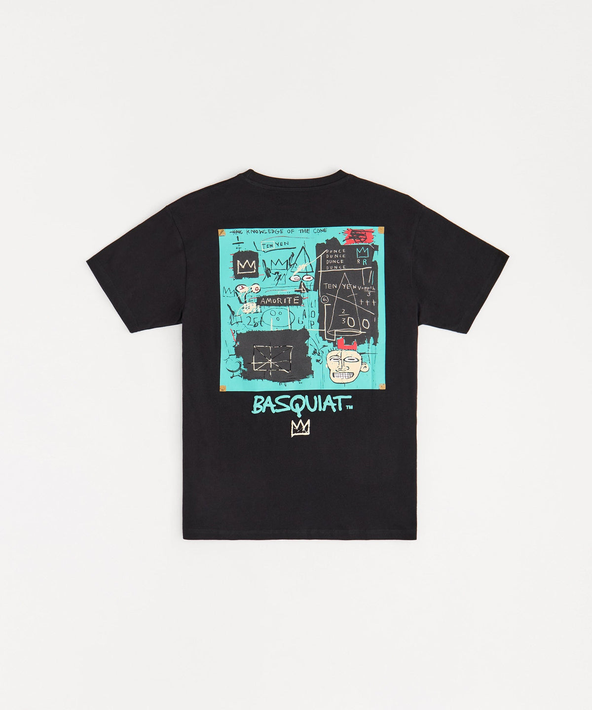 Basquiat Equals Pi Short Sleeve Tee - Black
