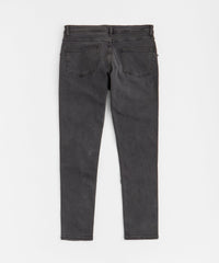Heavy Distressed Frayed Skinny Jean - Dark Grey
