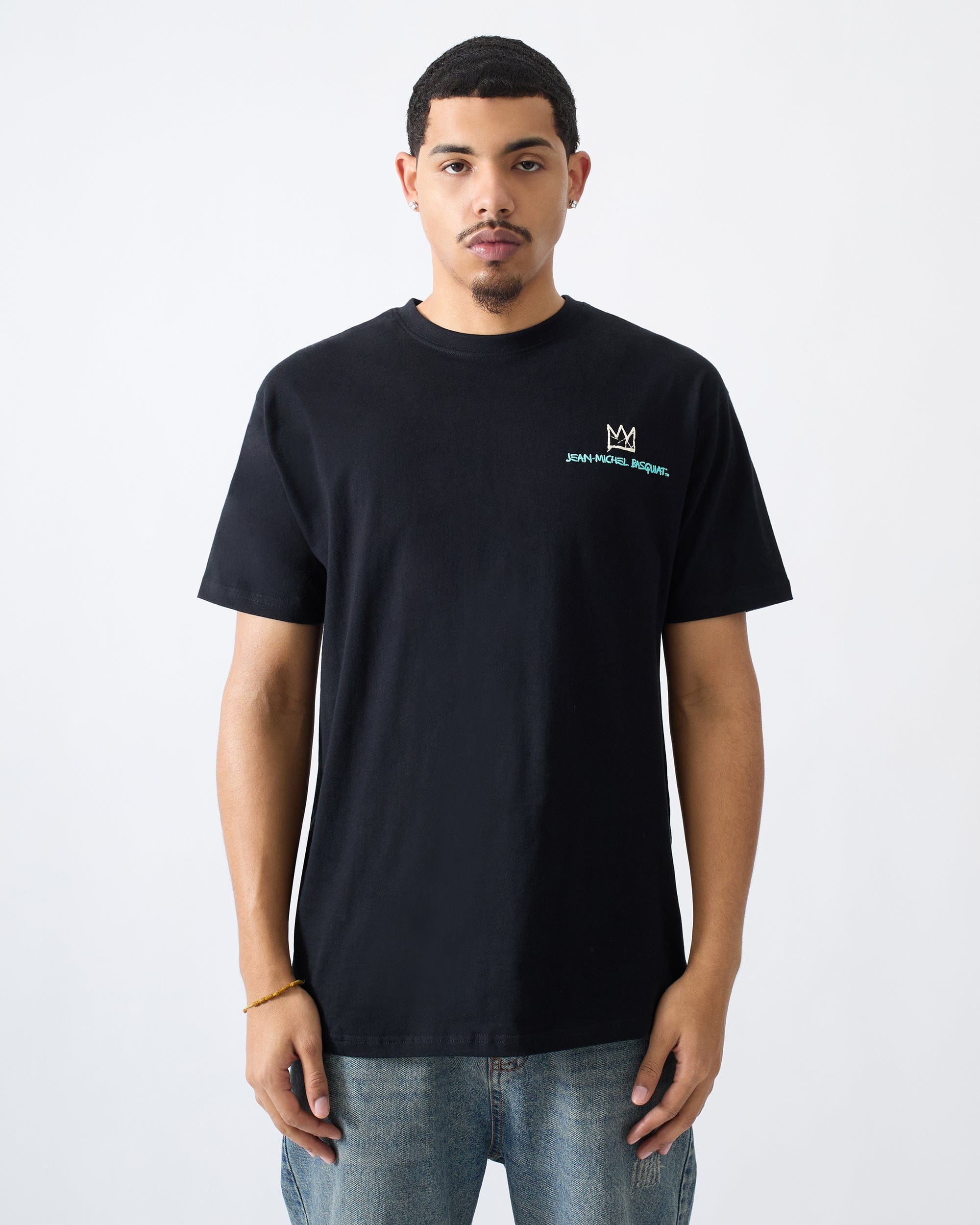Basquiat Equals Pi Short Sleeve Tee - Black
