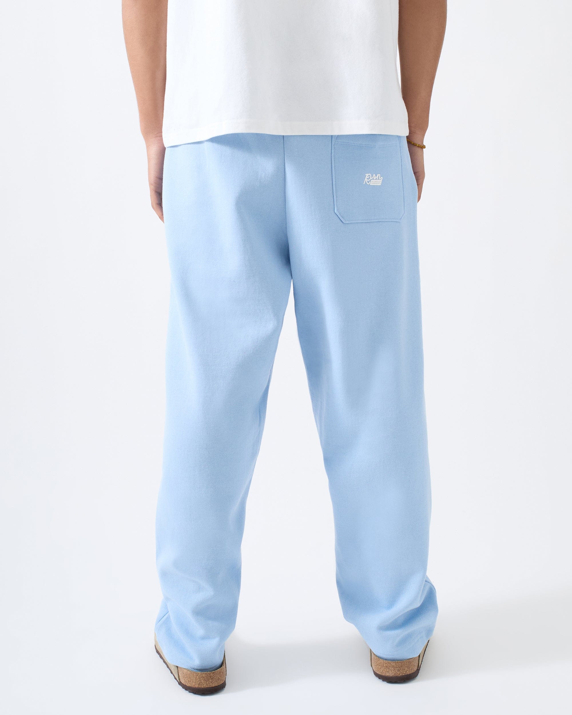 Classic Open Hem Pant - Blue
