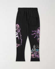 All We Ask Is Trust Applique Jogger - Black