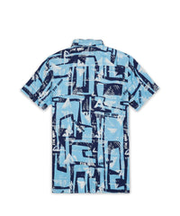 Aqua Shirt Shorts Set