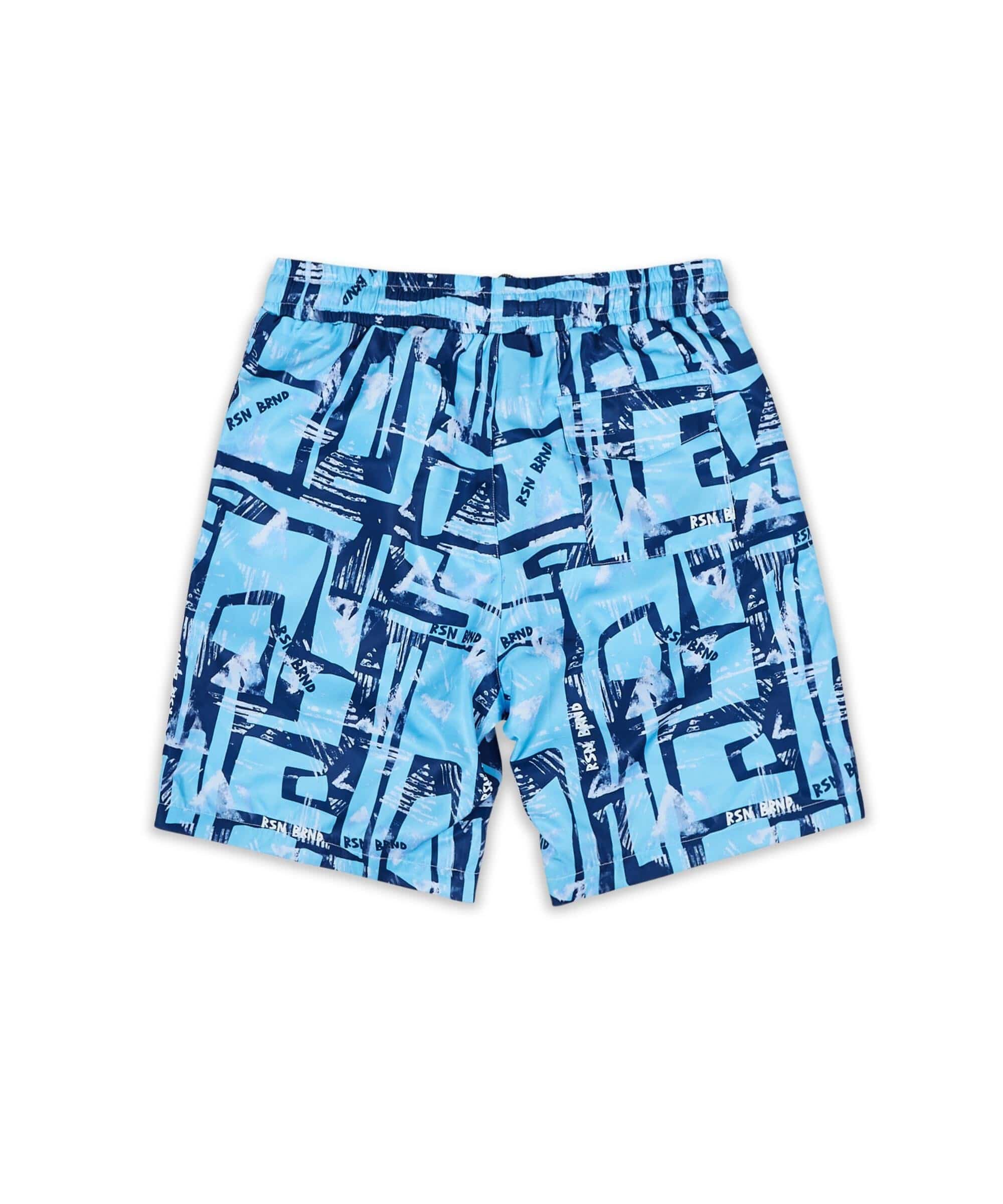 Aqua Shirt Shorts Set