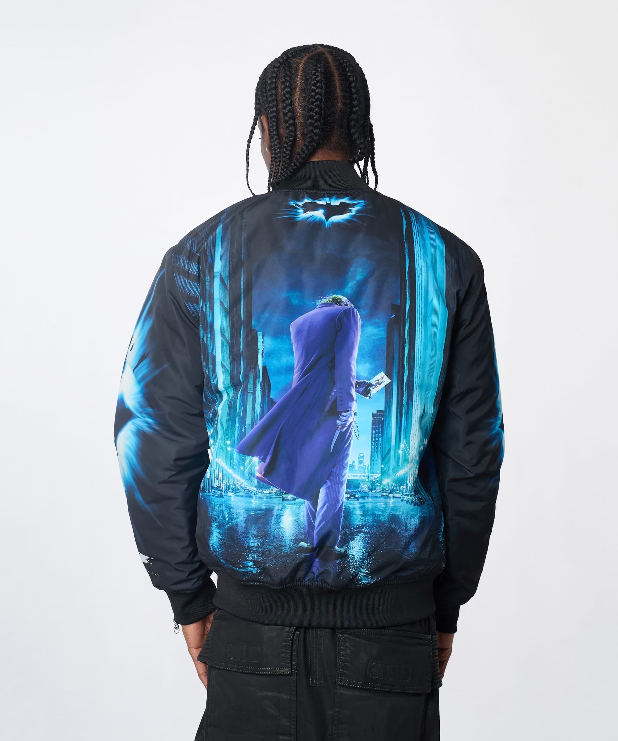 Dark Knight Varsity Jacket - Black