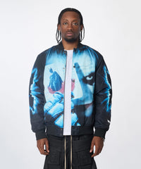 Dark Knight Varsity Jacket - Black
