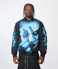 Dark Knight Varsity Jacket - Black