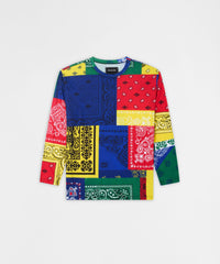 Bandana Multi Colored Long Sleeve Tee