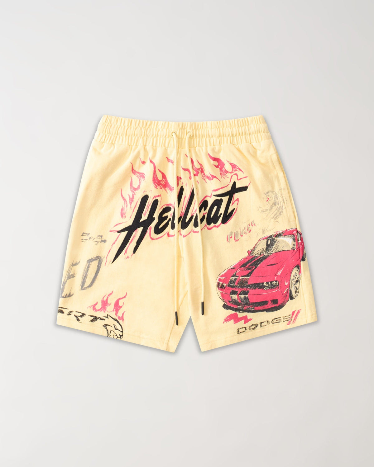 Dodge Hellcat Fleece Short - Tan