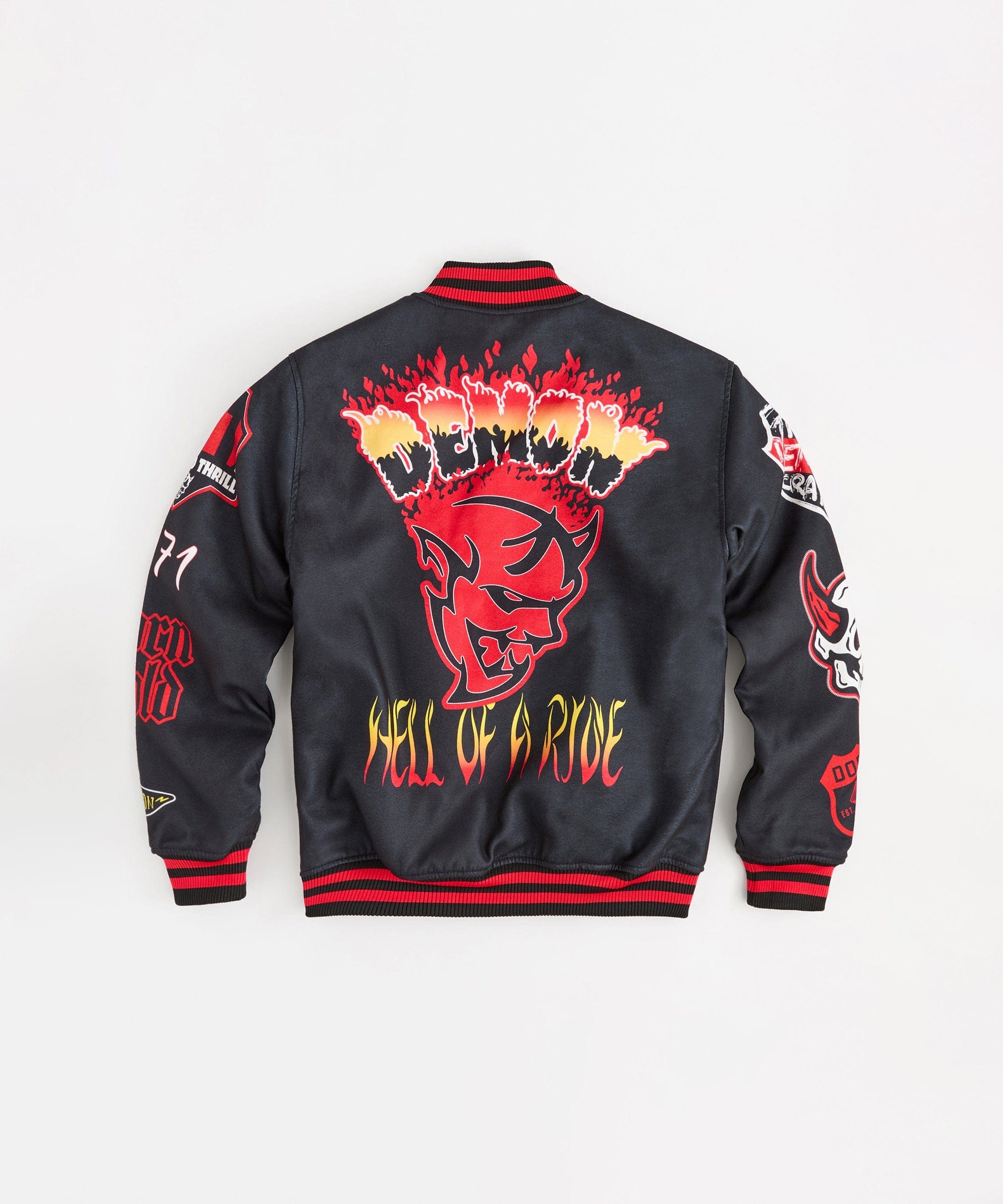 Dodge Demon Varsity Jacket -  Black