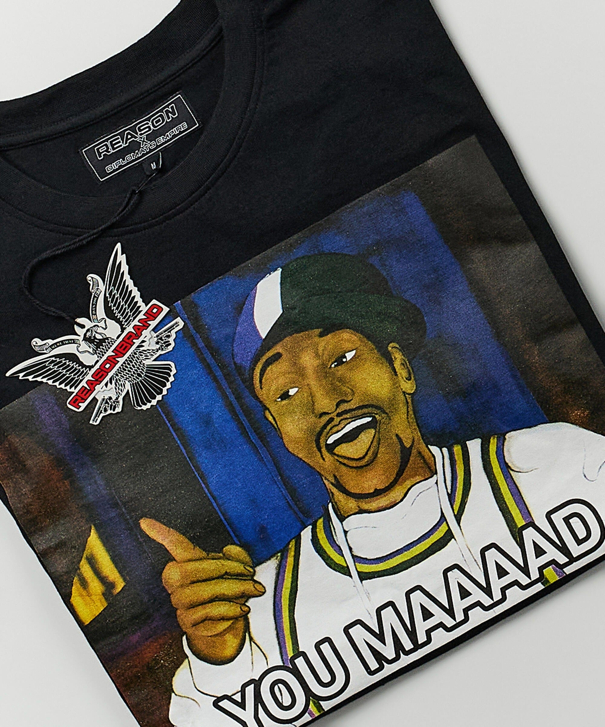Dipset You Mad Graphic Short Sleeve Tee - Black