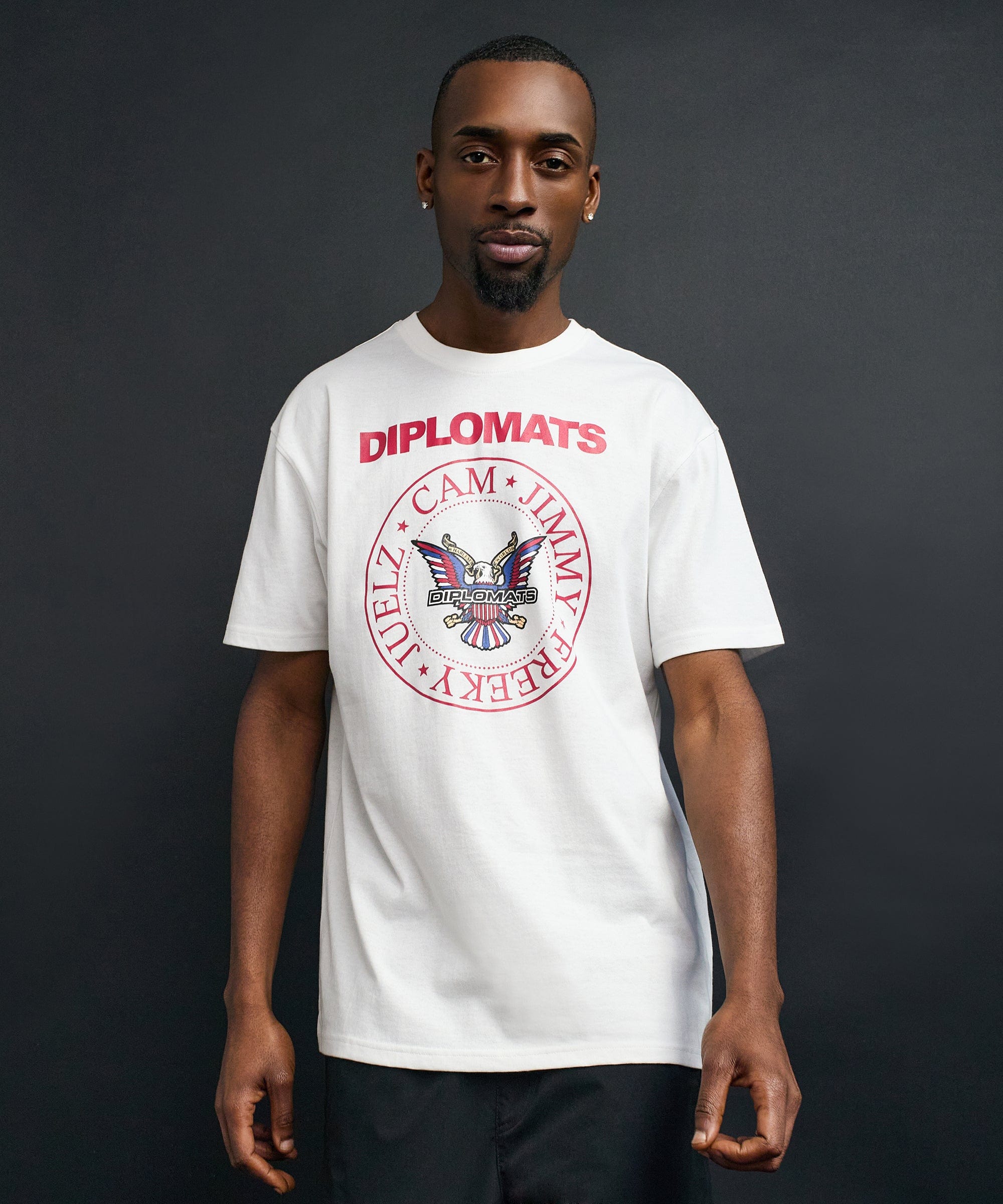 Dipset Downtown Graphic Short Sleeve Tee - White