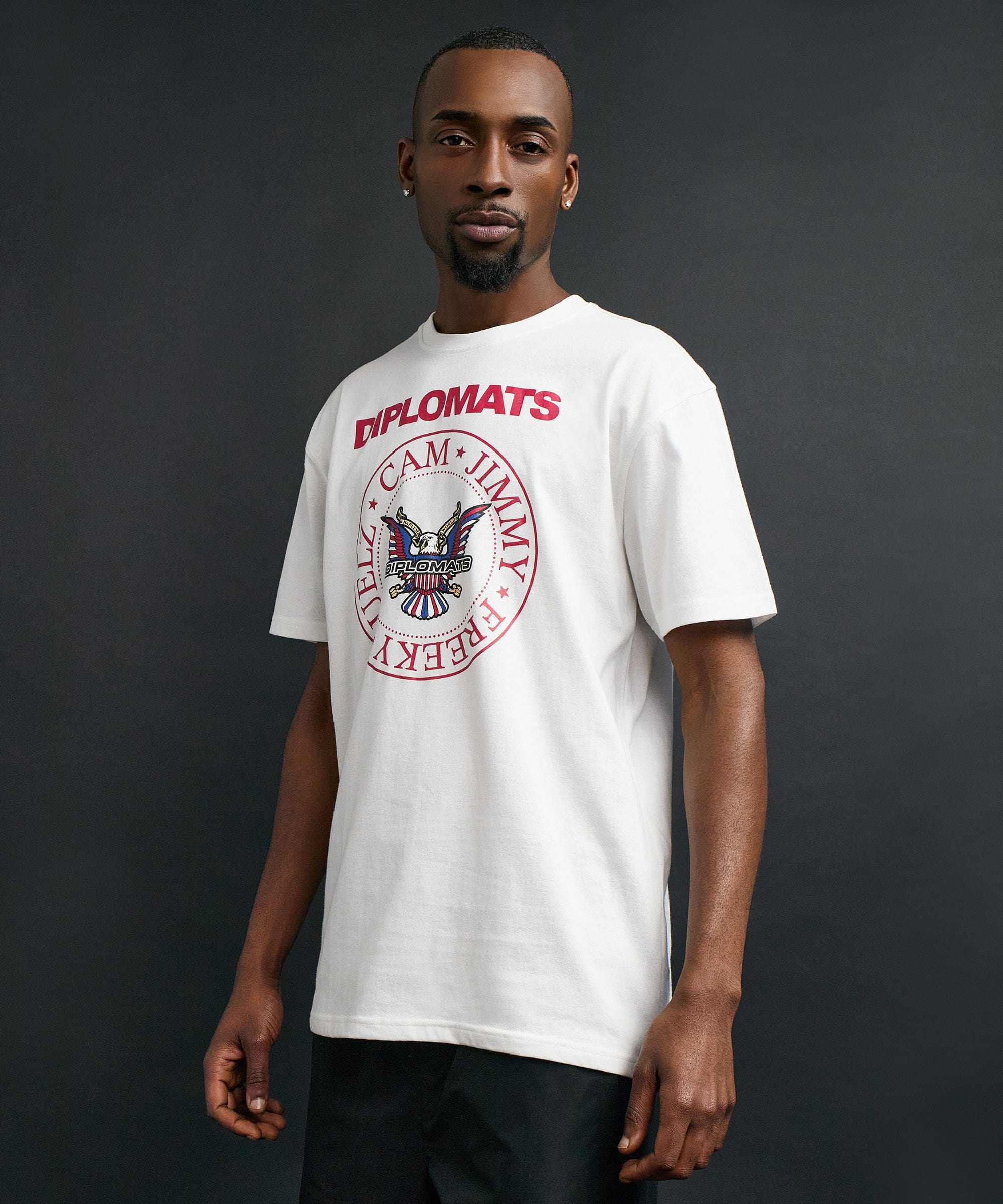 Dipset Downtown Graphic Short Sleeve Tee - White