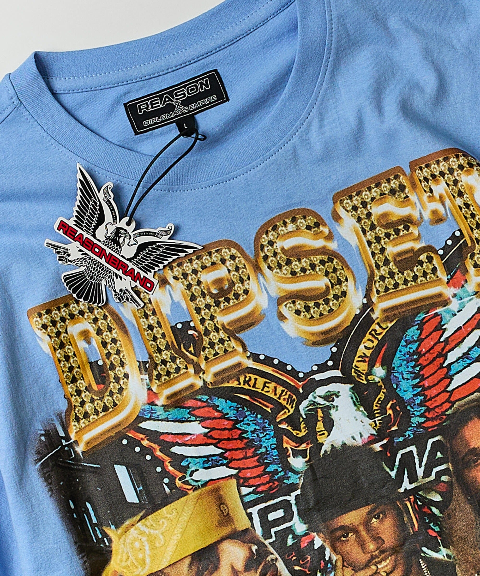 Dipset Forever Graphic Short Sleeve Tee - Light Blue