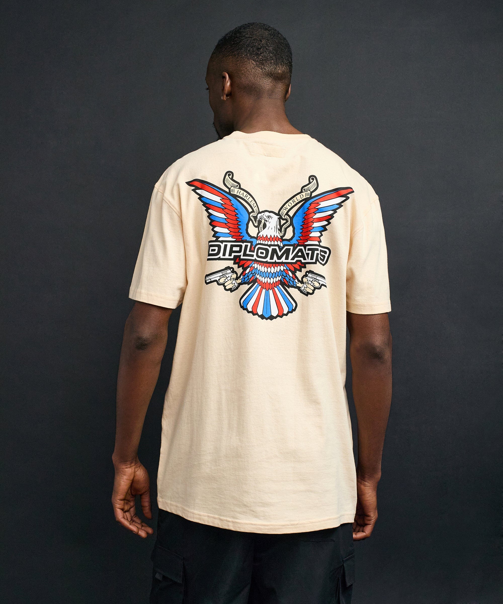 Dipset Portrait Graphic Short Sleeve Tee - Khaki