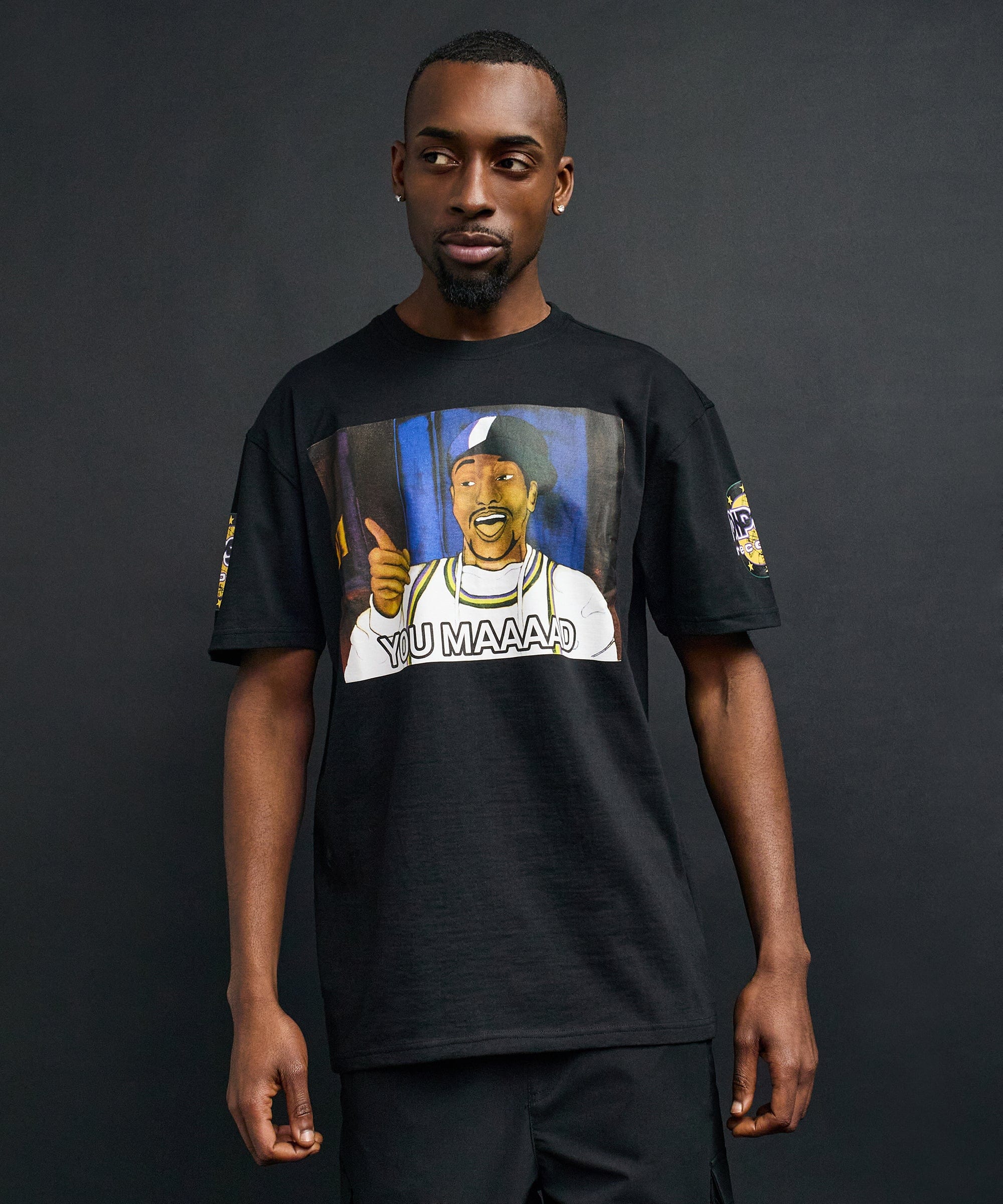 Dipset You Mad Graphic Short Sleeve Tee - Black