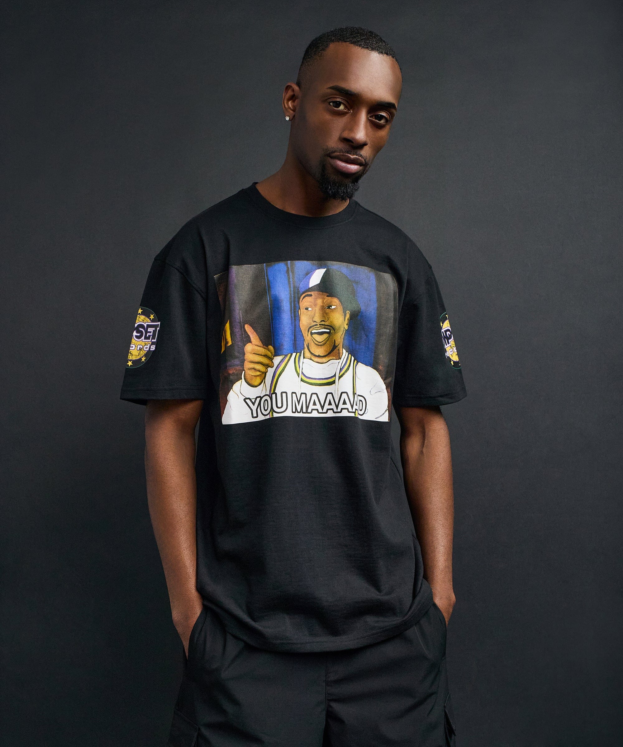 Dipset You Mad Graphic Short Sleeve Tee - Black