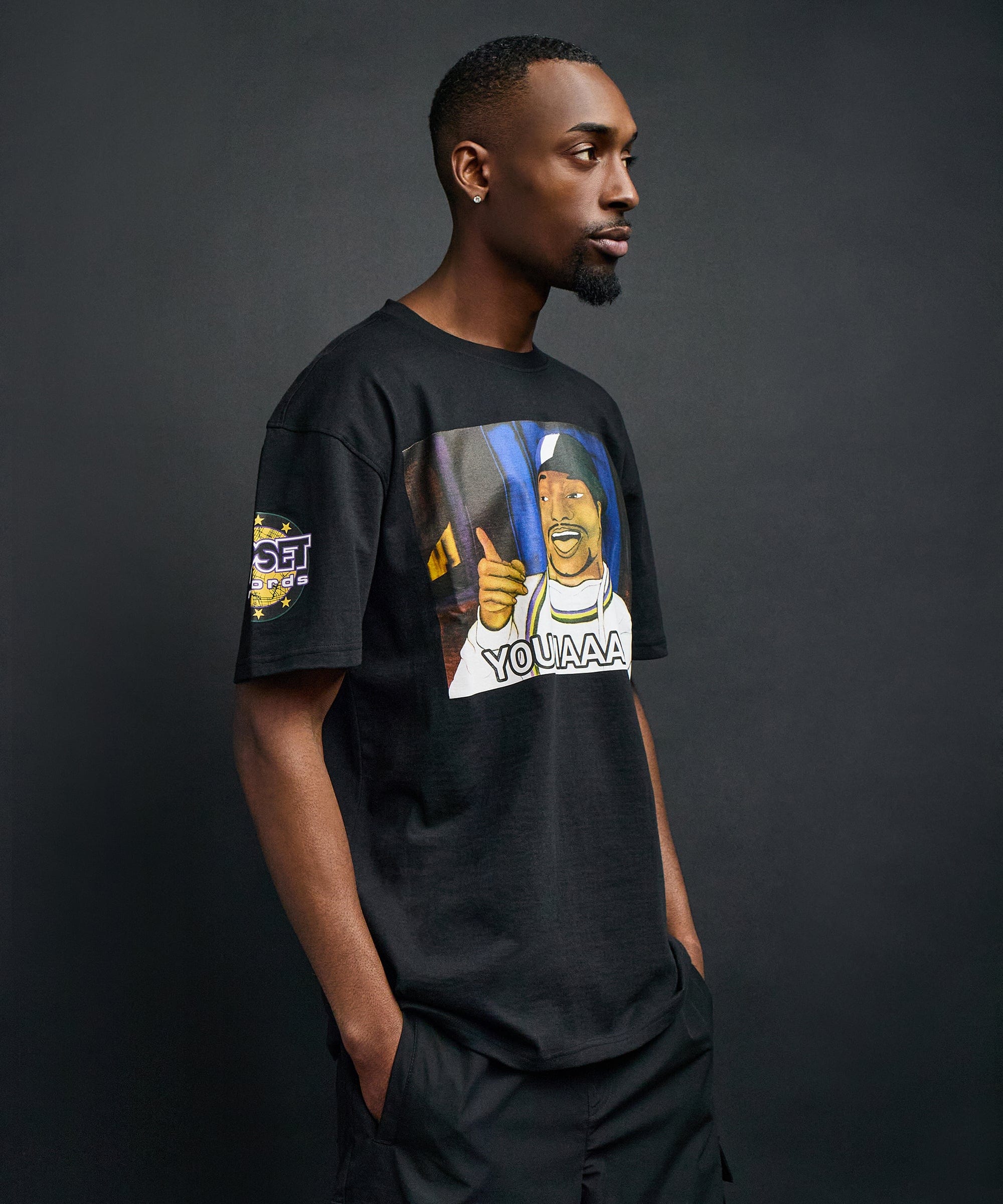 Dipset You Mad Graphic Short Sleeve Tee - Black