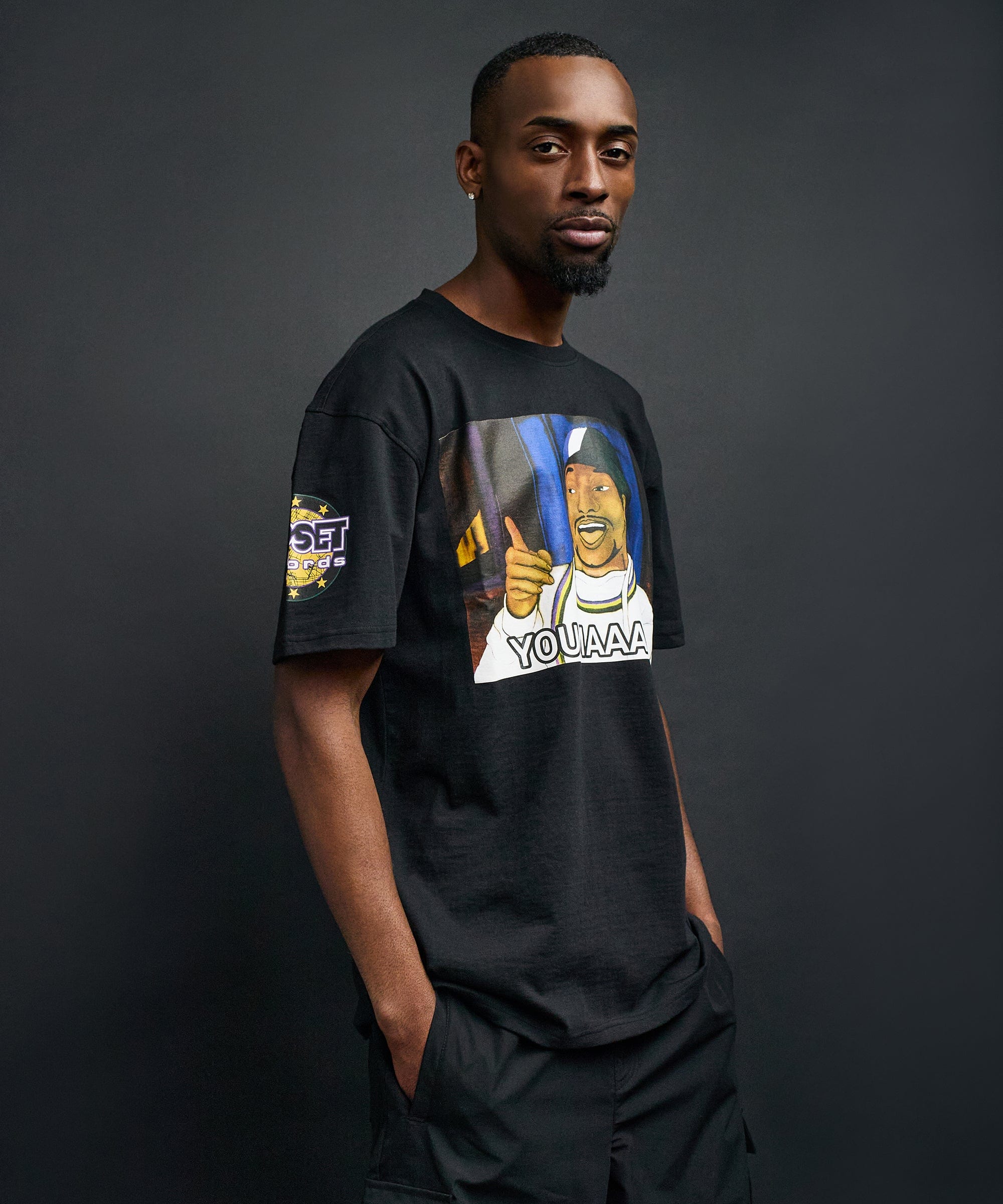 Dipset You Mad Graphic Short Sleeve Tee - Black
