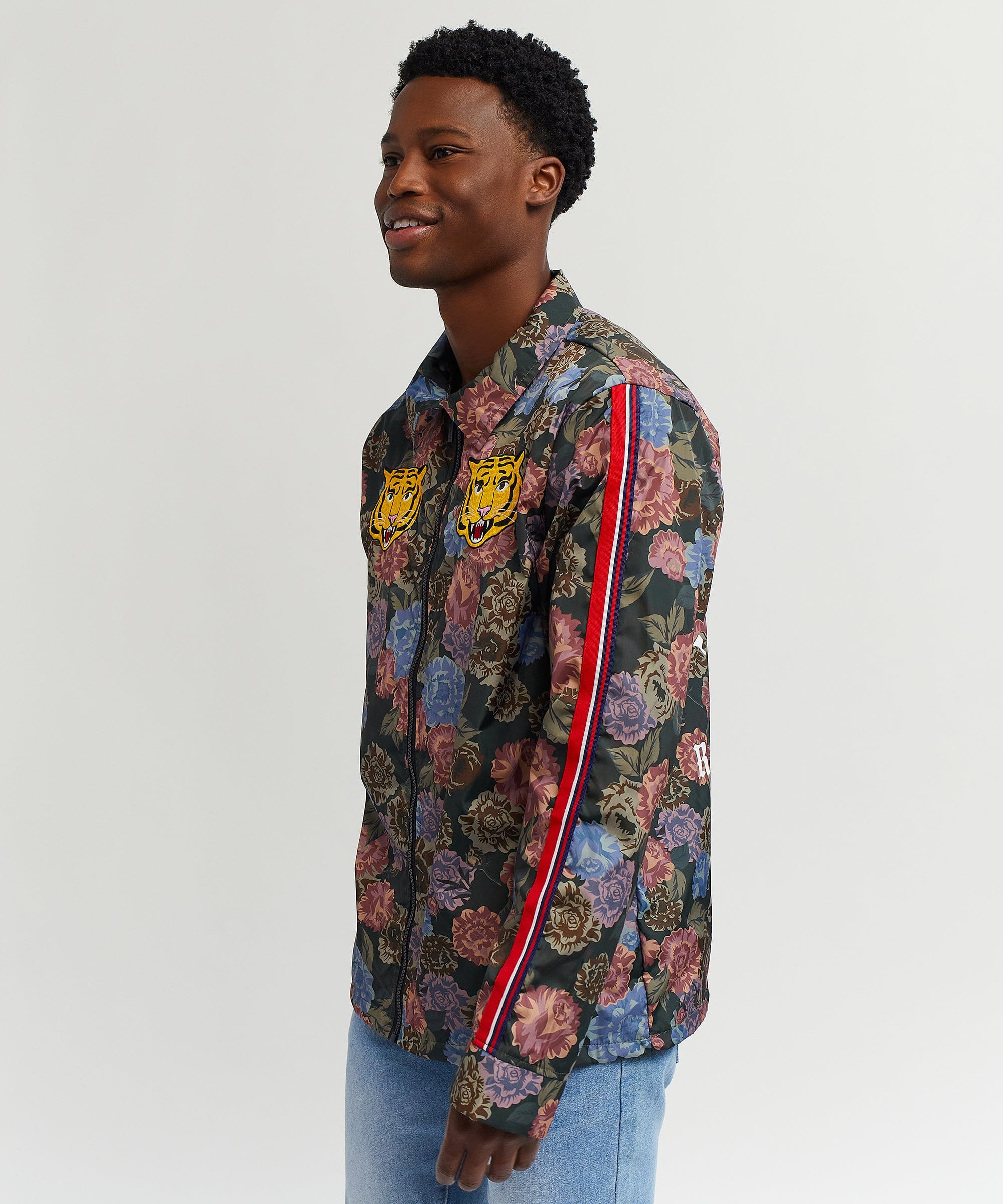 Fearless Tape Trim Nylon Jacket