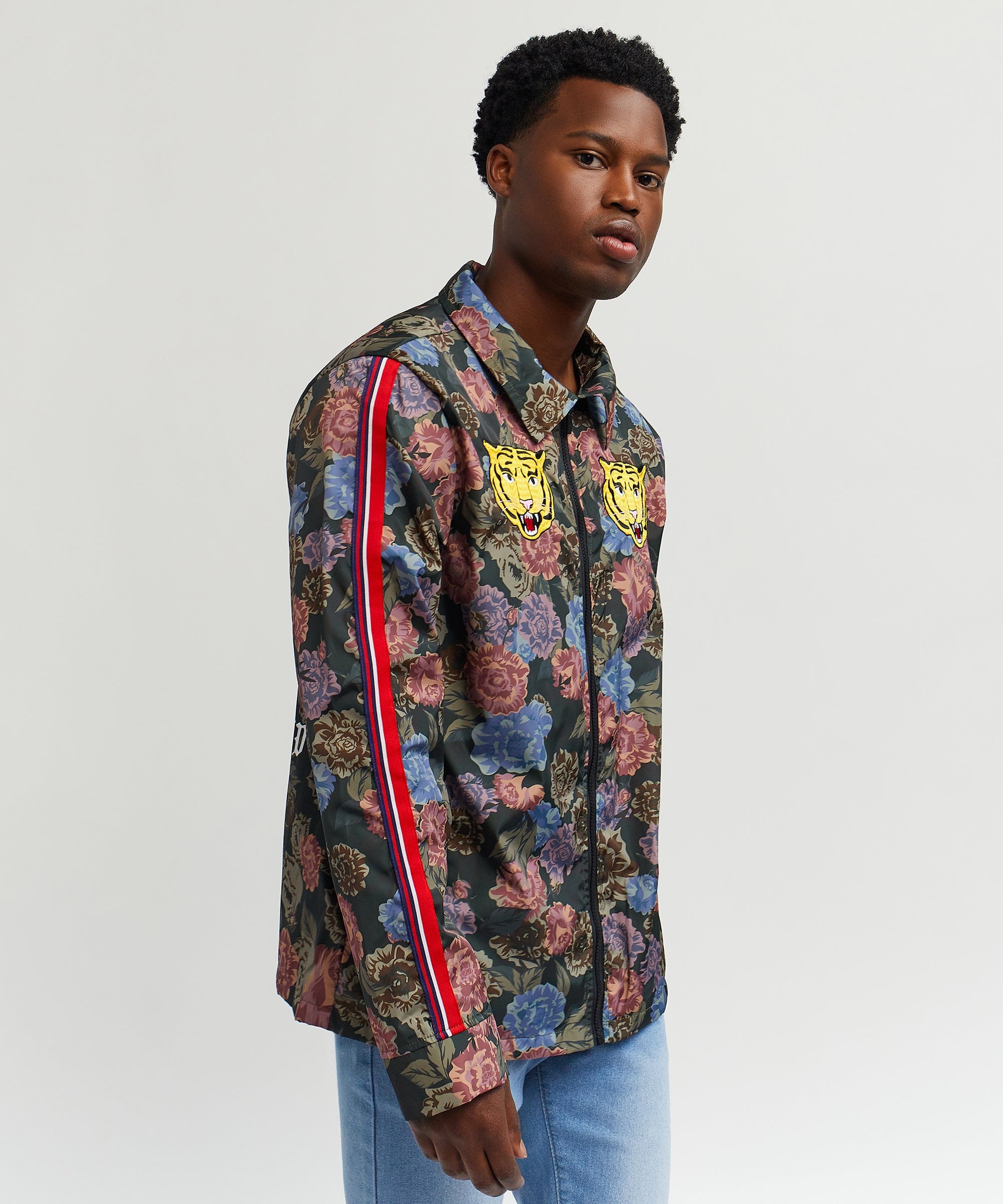 Fearless Tape Trim Nylon Jacket