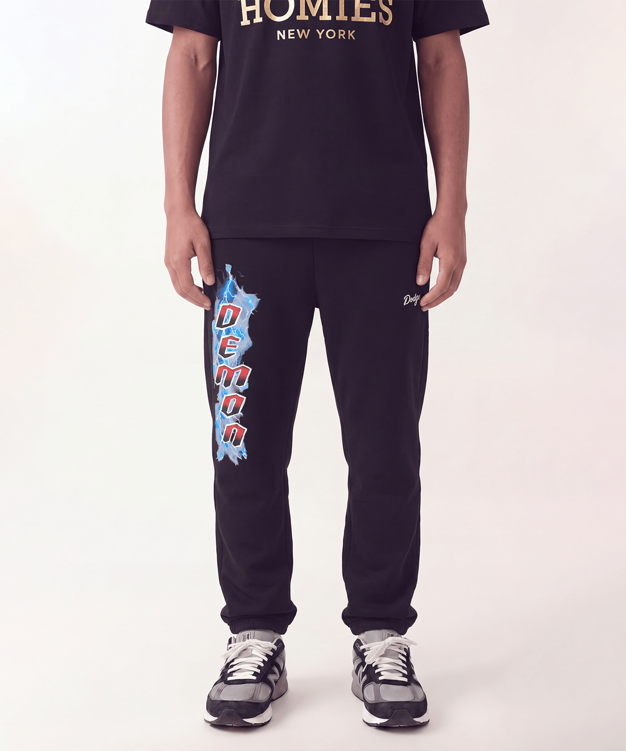 Dodge Demon Lightning Kid's Jogger - Black