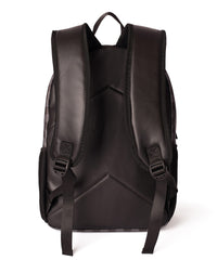 Checker Face Backpack PU - Black