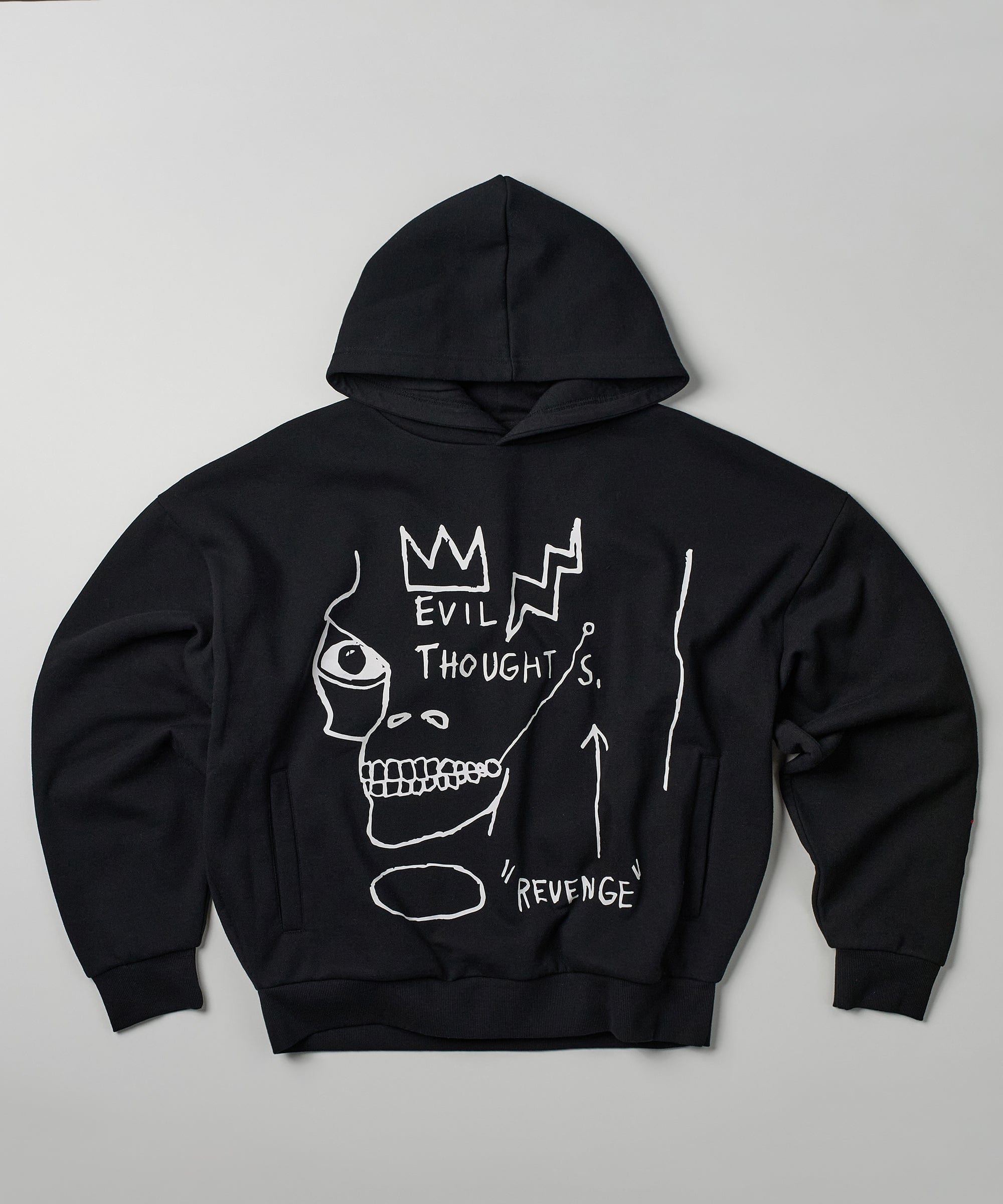 Basquiat Evil Thoughts Hoodie